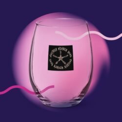 Another Member Gone Stemless Wine Glass
